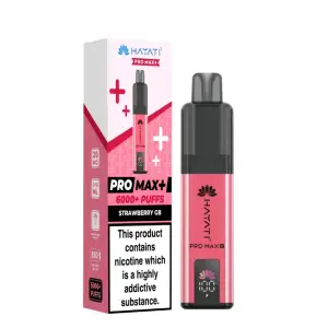 Hayati Pro Max Plus 6000 Prefilled Pod Kit - 20mg | Strawberry GB